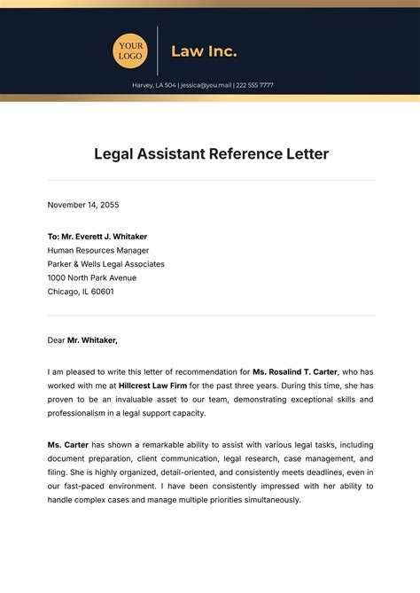 Writing A Personal Reference Letter Templates Free Templates - Infoupdate.org