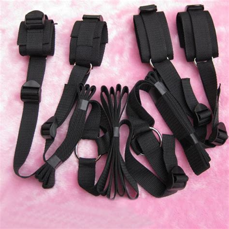 BDSM Bondage Set Harness Leg Cuffs Bed Restraints | Ubuy India