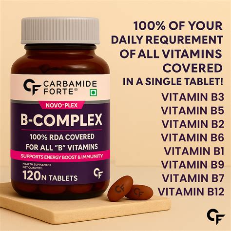 Vitamin B-Complex 50 mg | 8 Essential B Vitamins – Carbamide Forte