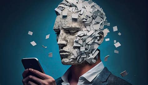 Modern art collage concept portrait of a gypsum businessman holding ...