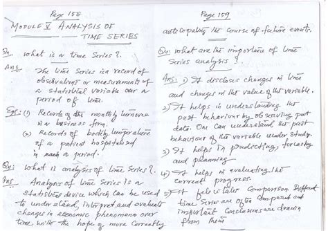 Analysis OF TIME Series- Quantitative Statistics - B.com finance and ...