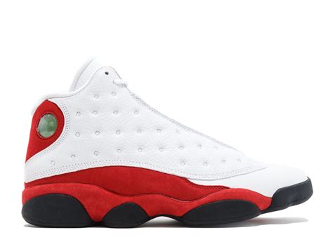 Jordan 13 Red And White Grey