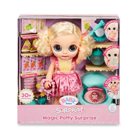 Buy Baby Born Surprise Magic Potty Surprise Blue Eyes – Doll Pees ...