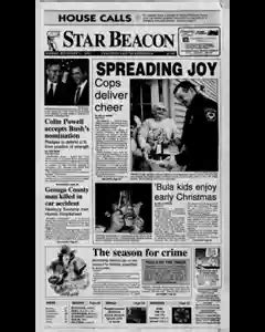 Ashtabula Star Beacon Archives, Dec 17, 2000, p. 1