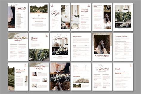 Wedding Planner Brochure Template (Digital) - BrandPacks
