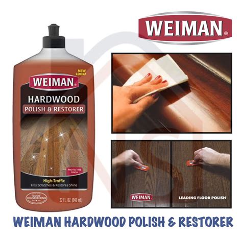 WEIMAN Hardwood Floor Polish and Restorer WM523 946ml/ Wood and ...