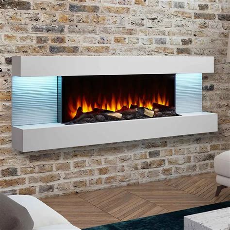 SimpliFire 60-Inch Format Floating Mantel Wall Mount India | Ubuy