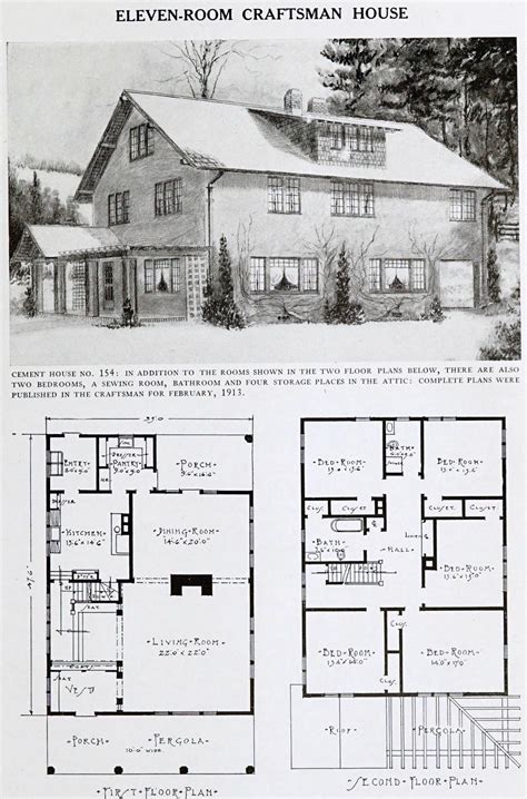 Vintage Craftsman House Plans With Porches