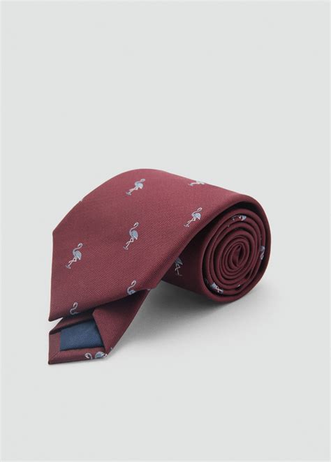 Mulberry silk animal-print tie - Men | MNG Australia