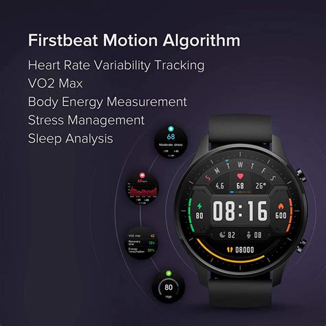 Mi Watch Revolve,1.39 AMOLED Screen,5ATM Water Resistant,VO2 Max,First ...