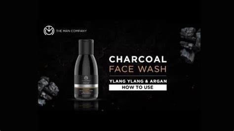 Charcoal Face Wash I Charcoal & Ylang Ylang (75ml) – The Man Company