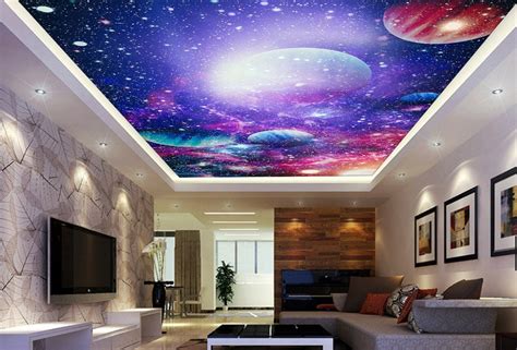 Wallpaper on the Ceiling & 3D Ceiling Murals