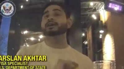 Caught on hidden camera: US govt staff Arslan Akhtar admits he coaches ...
