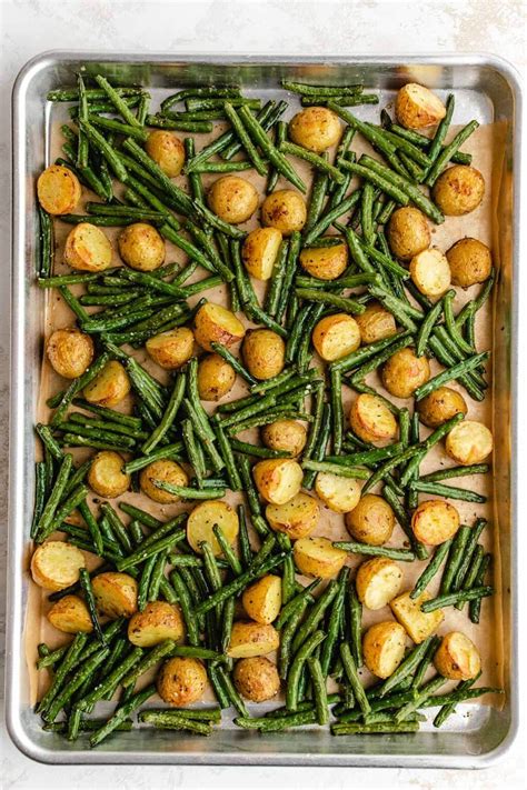 Roasted Potatoes and Green Beans - The Recipe Well