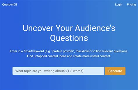 Image result for Research Question Generator Keyword