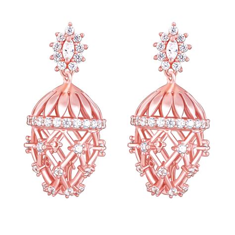 GIVA 925 Silver Rose Gold Chandelier Jhumki | Gifts for Girlfriend ...