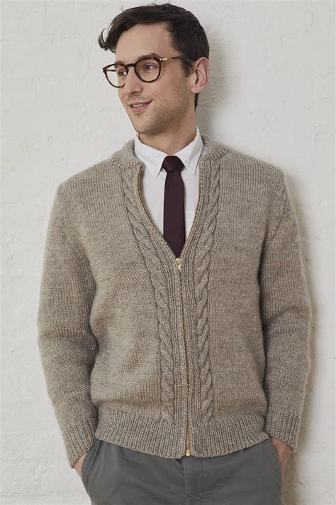 Free Knitting Patterns For Mens Cardigans ~ Knitting Ideas DIY