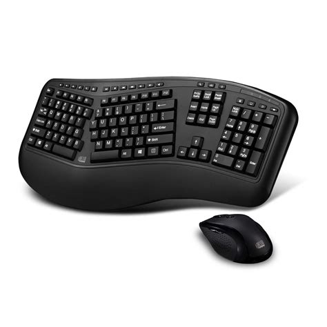 Buy Adesso WKB-1500GB Tru-Form Media 1500 Wireless Ergonomic Keyboard ...
