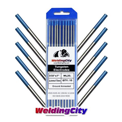 Tig Welding Rod 2% Thoriated TIG Welding Tungsten Electrodes - 1/16x7 ...