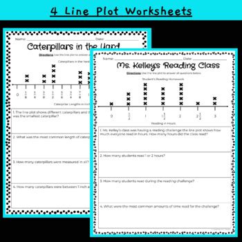 Image result for Line Plot 4th Grade Worksheet