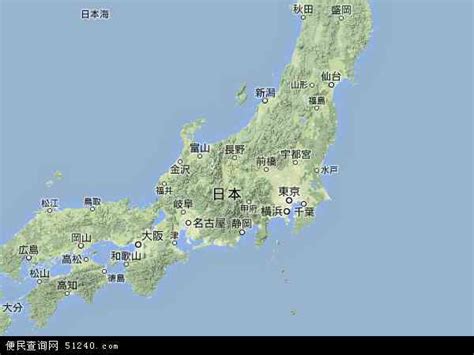 日本地图 - 日本卫星地图 - 日本高清航拍地图