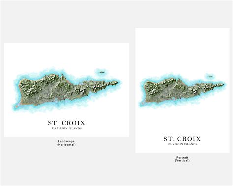 St Croix Map