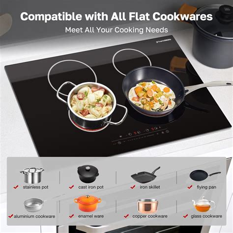 ThermoMate 30 Inch Electric Cooktop 4 Burners, ETL India | Ubuy