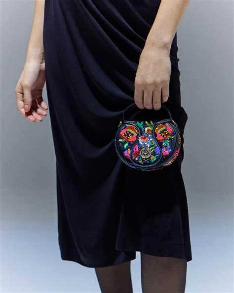Buy Black Leather with Sequin Embroidery The Micro Bag – Fizzy Goblet