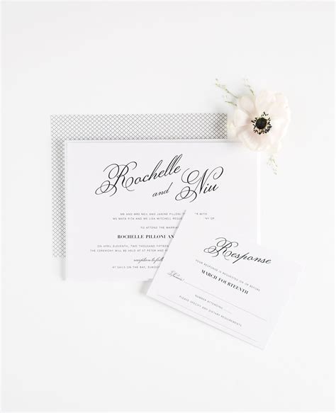 Vintage Romance Wedding Invitations in Coral | Shine Wedding Invitations