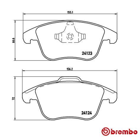 Brembo Front Xtra Brake Pad for Volvo S60 Petrol | Brakeup