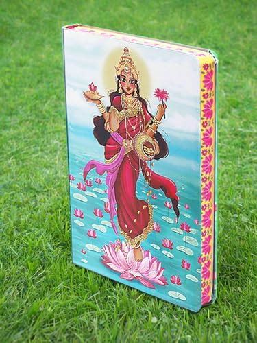 LOVELY Notebook - Goddess Lakshmi Edge Printed - Ruled - Hardbound with ...