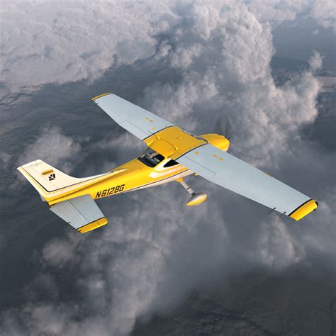 3D model Cessna 182 Skylane Yellow | 3D Molier International