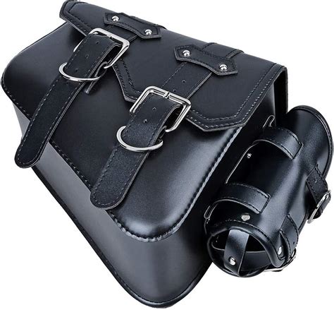 Buy Astra Depot 1X Left PU Leather Motorcycle Solo Swingarm Side Tool ...