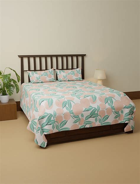 Buy Cotton Mix Printed Double Bedsheet Set at Marks & Spencer