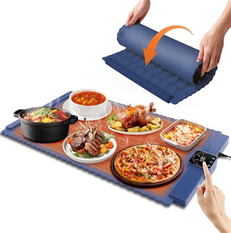 Amazon.com: Warming Mat for Food, Electric Warming Tray with 5 Temp ...
