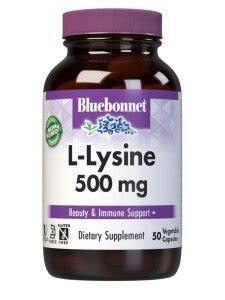 L-Lysine 500 mg - Bluebonnet Nutrition | PureFormulas