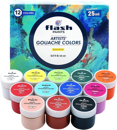 HIMI MIYA HIMI Gouache Paint Set 18 Colors (30ml/Pc) Paint Set Unique ...