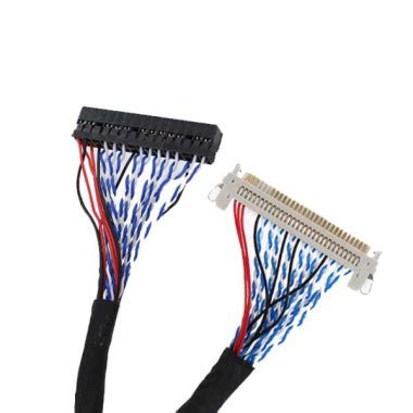 LVDS Cable 30 Pin, 1-Ch 8-Bit, For LG Type Panel (Left Supply ...