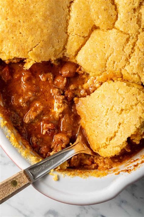 Chili Cornbread Casserole - The Harvest Kitchen