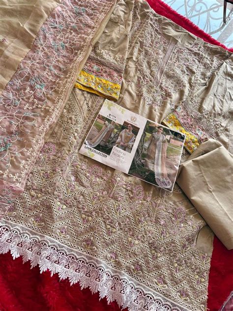 ZIAAZ DESIGNS CODE NO - 771 B COTTON HEAVY EMBROIDERED SALWAR SUIT ...