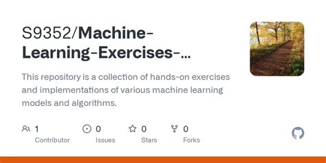 Image result for Machine Learning Exercises