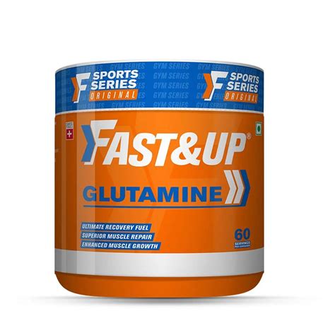 Fast&Up Glutamine Muscle Recovery - 60 Servings - India's Leading ...