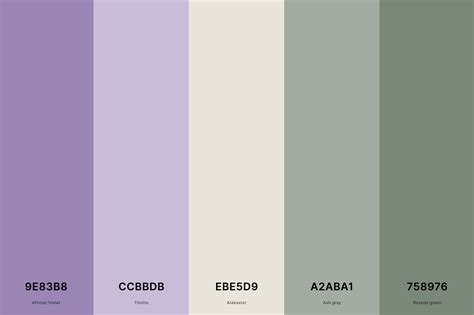 Green and purple color palettes – Artofit