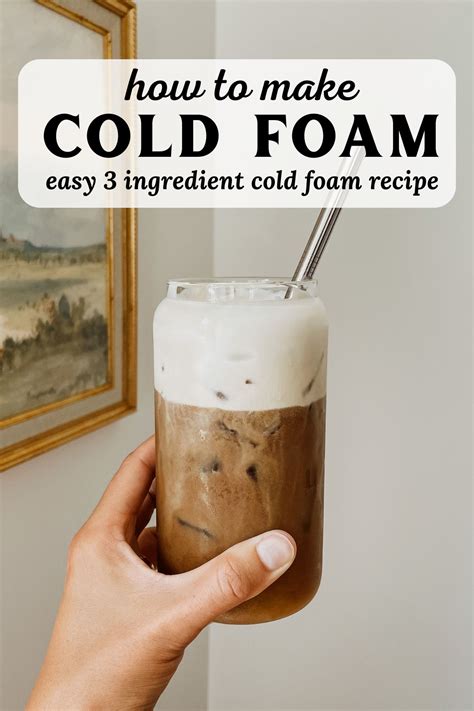 Vanilla Cold Foam Recipe - Hello Honeycomb