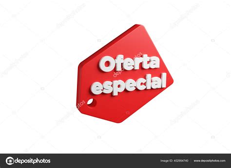 Promotional Label Text Special Offer Spanish Illustration Stock ...