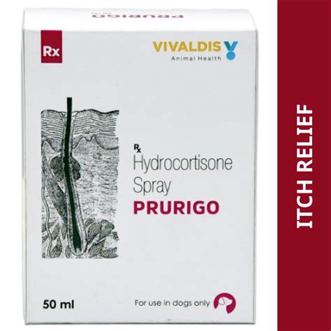Vivaldis Prurigo (Hydrocortisone) Spray for Dogs & Cats (50ml) | Supertails