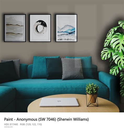 Sherwin Williams Anonymous (SW 7046) Paint - color codes, matching ...
