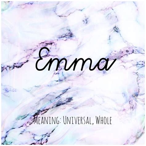 Emma As A Name
