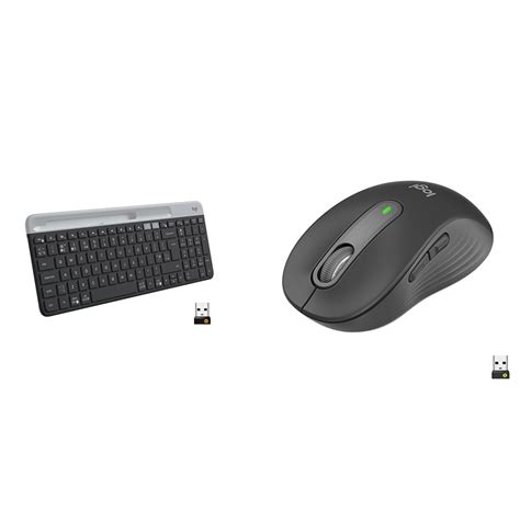 Logitech K580 Slim Multi-Device Wireless Keyboard Bluetooth/Receiver ...
