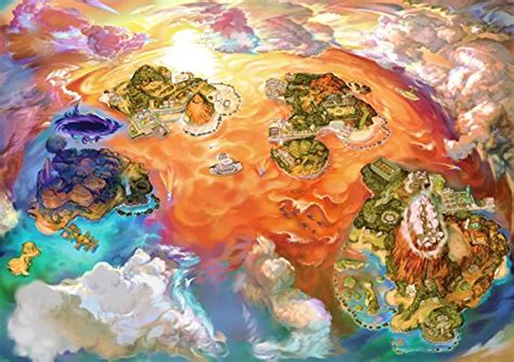 Pokemon Ultra Sun And Ultra Moon Map Poster | Desertcart INDIA